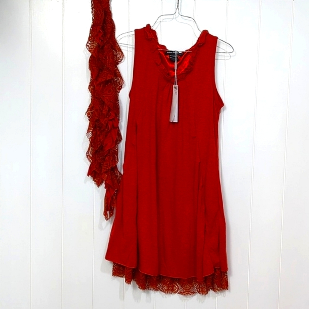 🌟NWT Urban Mango 2pc Dress and Lace Scarf